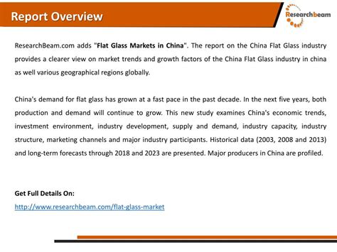 PPT China Flat Glass Market Size Share Study Trends Growth