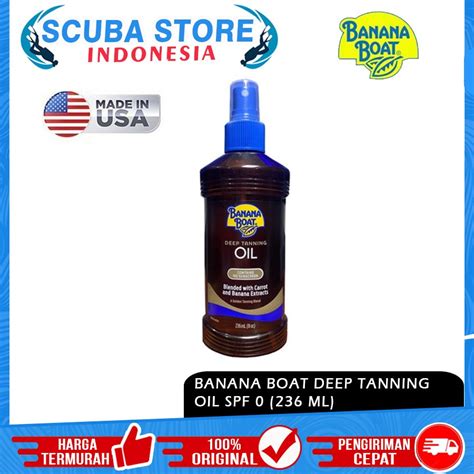 Jual Banana Boat Tanning Oil Body Water Deep Lotion Spf 0 No Sunblock