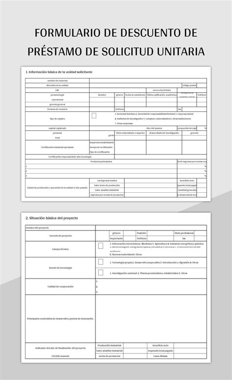 Plantillas Formulario De Descuento Para Excel Gratis y Hojas de Cálculo