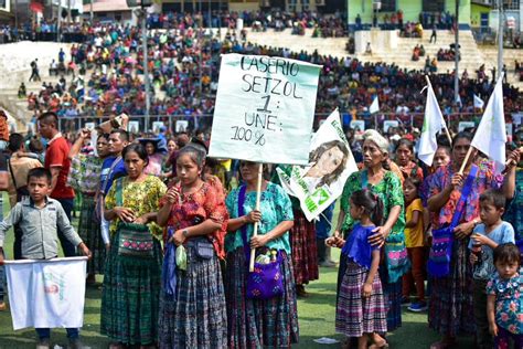 Comunidades De Quich Confirman Su Apoyo En Las Urnas A Sandra Torres