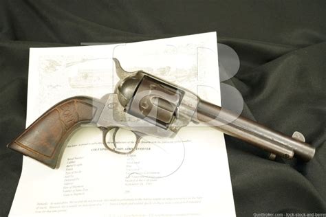 Colt Single Action Army Saa Us Artillery Lc Revolver