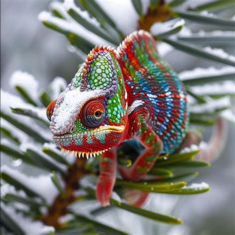 Chameleon Images in Habitat: Vivid 4K Imagery – IMAGELLA