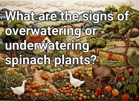 What Are The Signs Of Overwatering Or Underwatering Spinach Plants Agriculture Gov Capital