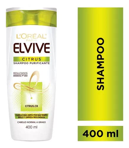 Elvive Citrus Shampoo Purificante Cabello Normal Graso Ml Mercadolibre