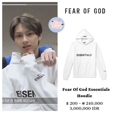 Seventeen Fashion 세븐틴 패션 on Twitter Jun wore Fear of God Hoodie in