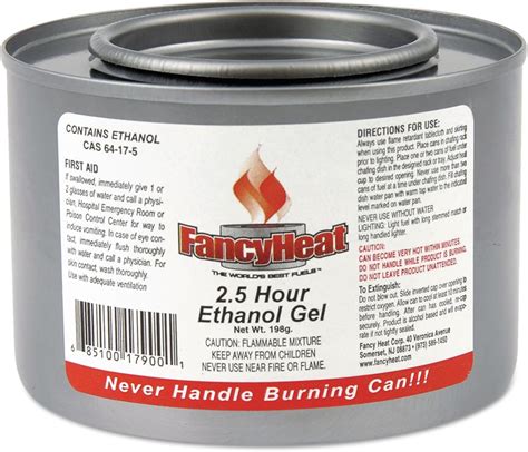 Amazon FHCF900 Ethanol Gel Chafing Fuel Can 2 1 2 Hour Burn 7 Oz