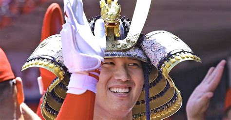 【画像】大谷翔平が被ったエンゼルス兜はあの時代の武将？正式名称・値段・重量や買える場所紹介！