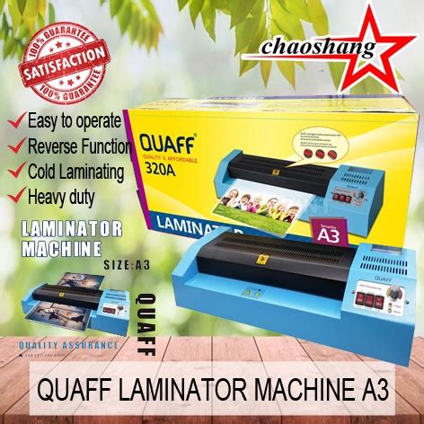 Quaff Laminator Machine A A Hot Cold Reverse V Shopee Philippines