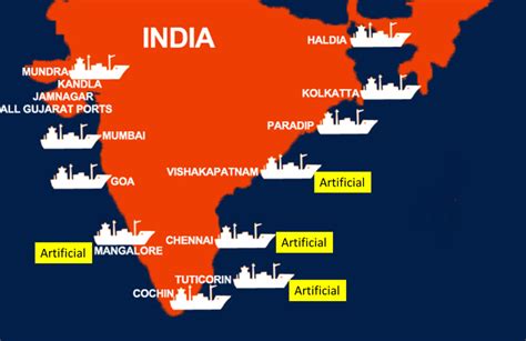 Major Ports Of India List Of 12 Major Ports Locations And Details