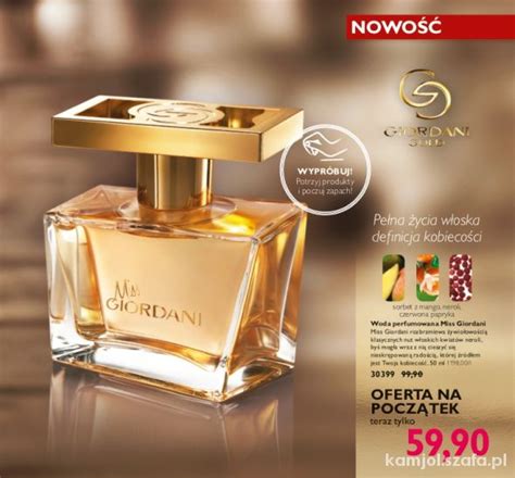 Woda Perfumowana Miss Giordani Nowo C Oriflame W Perfumy Szafa Pl