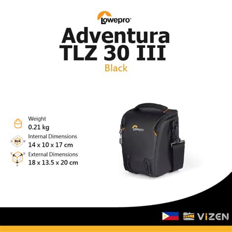 Lowepro Adventura TLZ 30 III Black Lazada PH