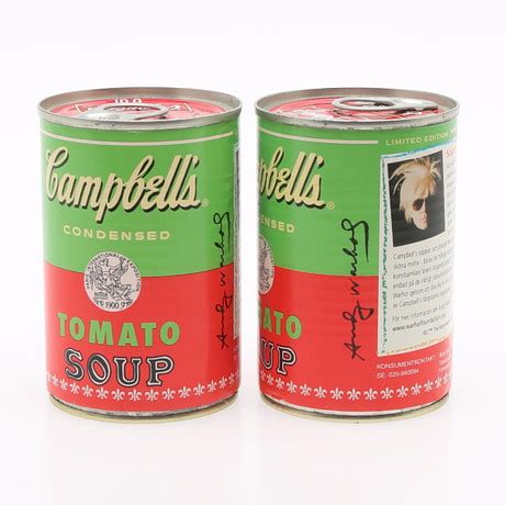 Andy Warhol After Soup Cans Pcs Campbell S Tomato Soup Art