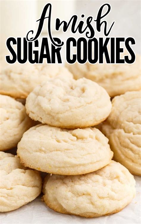 Amish Sugar Cookies Recipe