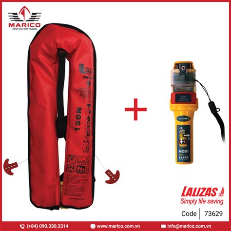 Lamda Inflatable Lifejacket Auto N Solas Med With Ocean Signal