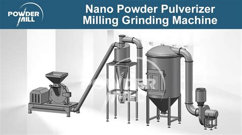 Nano Powder Pulverizer Milling Grinding Machine Superfine Grinding