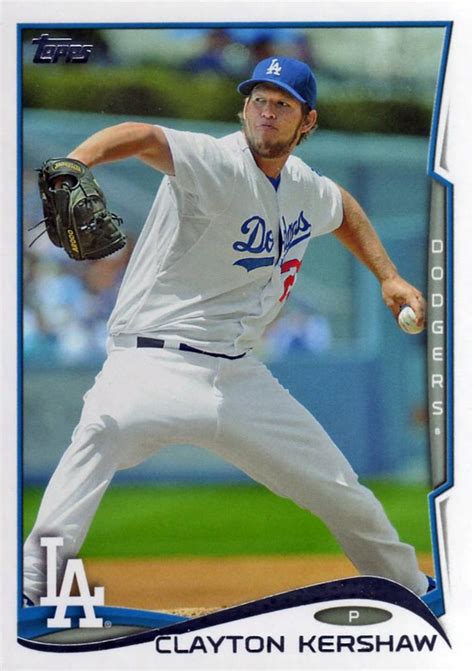 Topps Clayton Kershaw Trading Card Database