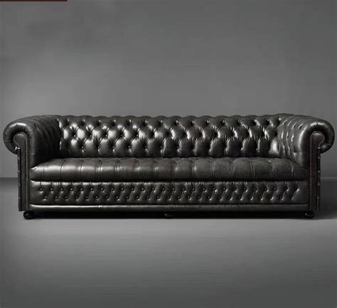 Crest American Light Luxury Leather Sofa – Edge Decor