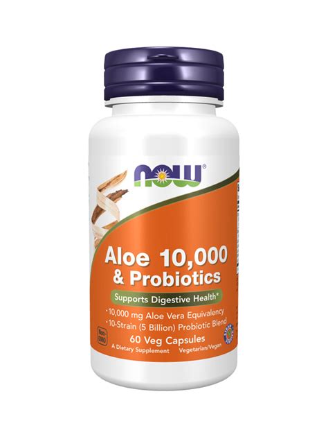 Now Foods Aloe Probiotics Veg Kapsula