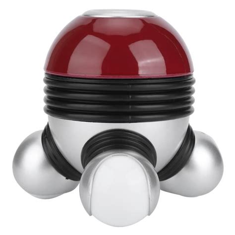 Rouge Mini Masseur Corporel Portable Faible Bruit Tenu Dans La Main