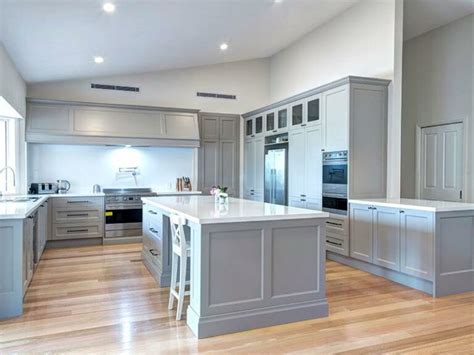 A Grey Hampton Kitchen Showing Its Coastal Heritage Highland Kitchens