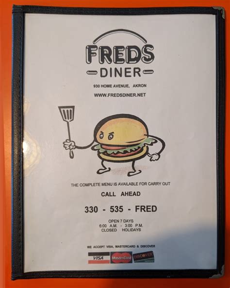 The Best Breakfast in Akron – Fred's Diner – Fred's Diner Akron Ohio