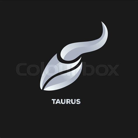 Taurus Logo Vector Stock Vector Colourbox