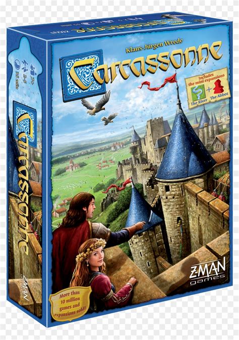 Carcassonne Strategy Board Game - Board Game Carcassonne Clipart (#1506487) - PikPng