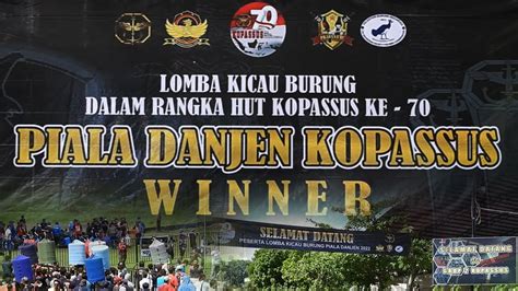 Lomba Kicau Burung Grup Kopassus Youtube