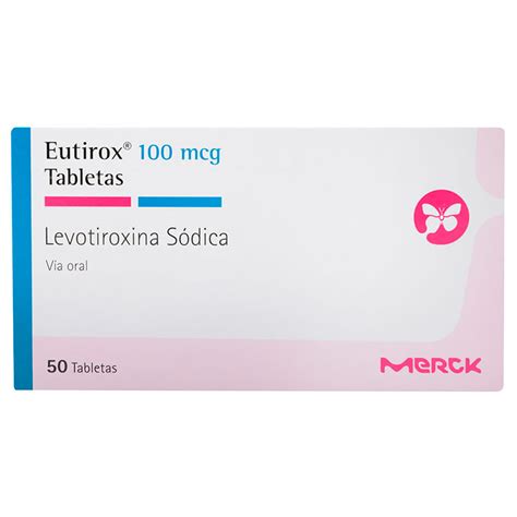 Eutirox Merck 100mcg X50 Tabletas