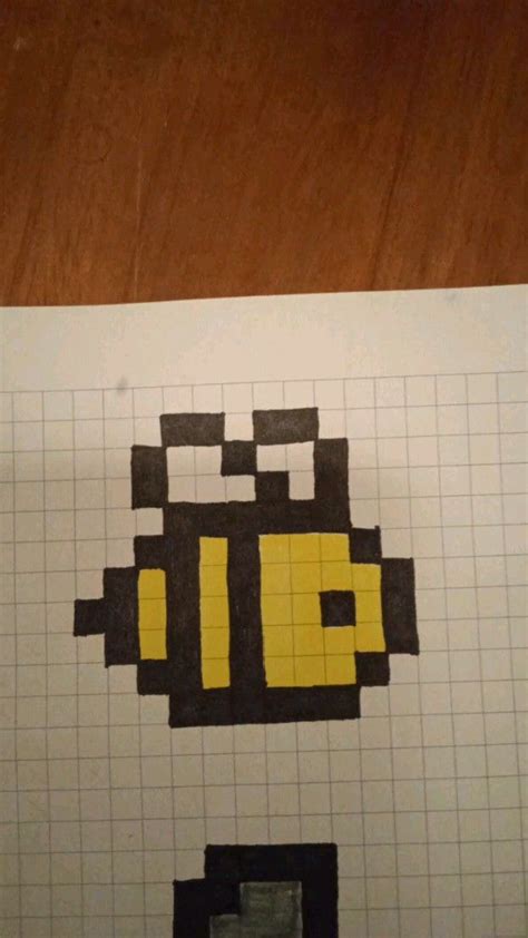 Pixel Art Bee In Malen Und Zeichnen Sachen Zu Zeichnen S E