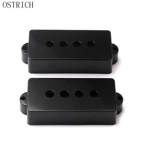 PICKUP COVERS FOR PRECISION BASS/ PLASTIC PICKUP COVERS FOR BASS GUITAR BK/WH/IV-in Guitar Parts ...