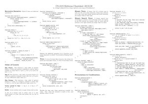 Tut10ans Post Tut 10 Ans CS1231S Discrete Structures Counting And