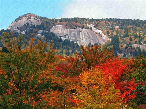 Grandfather Mountain Fall Photograph by Patrick Boland