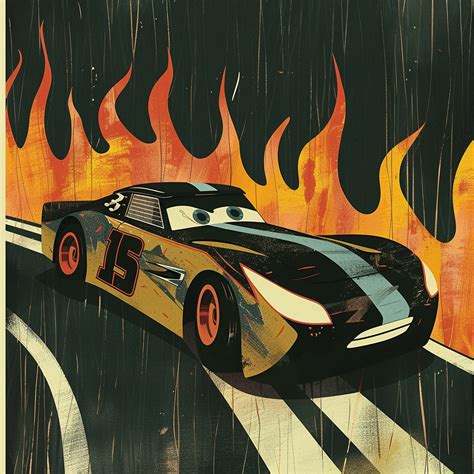 Fiery Racer PFP - Pixar's Cars by patrika