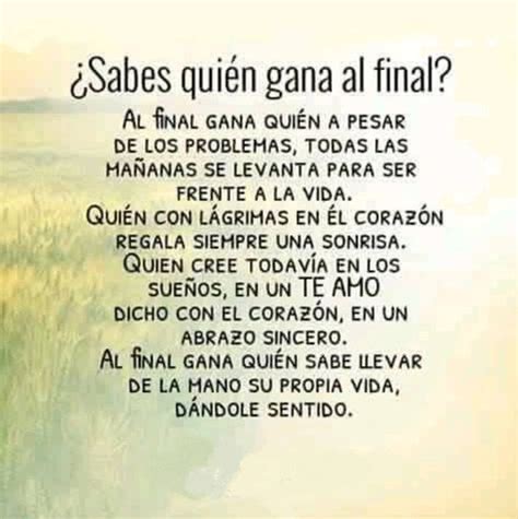 Sabes quién gana al final Al final gana quién a pesar de los