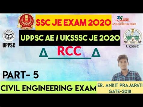 RCC Important Question Part 5 SSC JE Previous Year Qus Civil