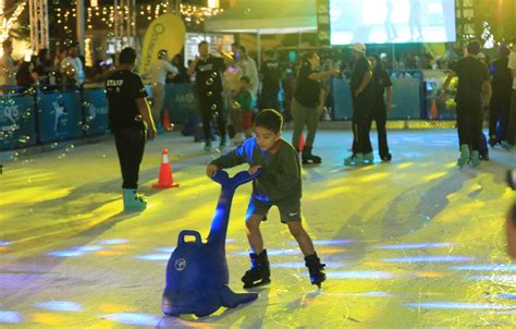 Oficialmente Inauguran La Pista De Hielo En El Centro Hist Rico De San