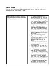 Module One Lesson Two Mastery Assignment Two Beowulf Template Chart