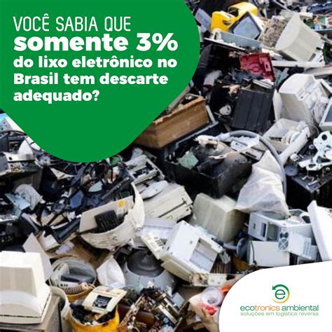 Você Sabia Que Somente 3 Do Lixo Eletrônico No Brasil Tem Descarte