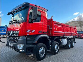 Tipper Mercedes Benz AROCS 4142 8x6 Euro 6 Kipper Meiller Bordmatic