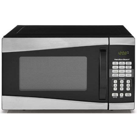 Avanti Mo Sst Counter Top Microwave Oven Cu Ft Black Stainless