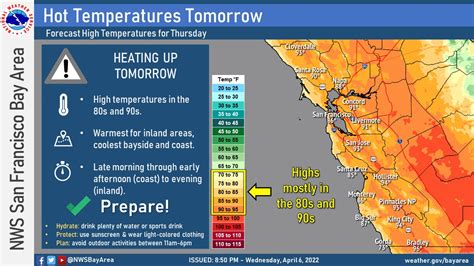 Nws Bay Area 🌉 On Twitter Think It Was Warm Today Get Ready Because