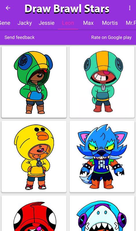 54 HQ Images How To Draw Brawl Stars Characters How To Draw Gene From