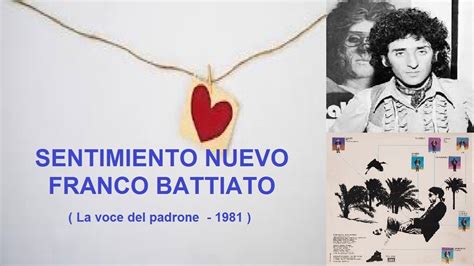 Franco Battiato Sentimiento Nuevo La Voce Del Padrone