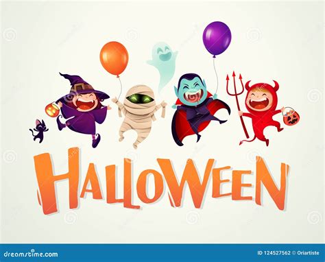 Halloween Kids Party Stock Illustrations – 20,959 Halloween Kids Party ...