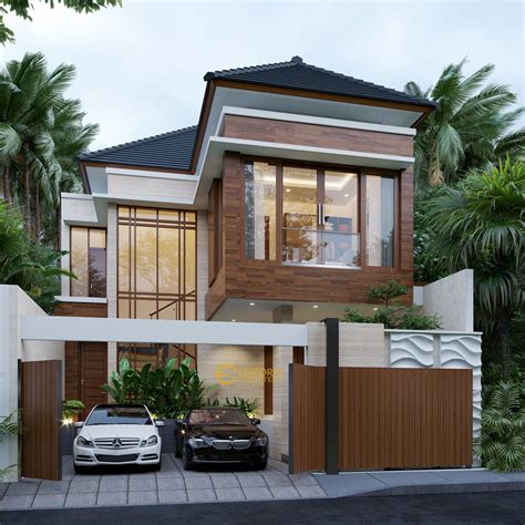 Desain Rumah Modern 2 Lantai Bapak Andi Di Surabaya