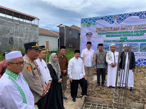 Peletakan Batu Pertama Pembangunan Musholla Ar Raudah Komplek Rland