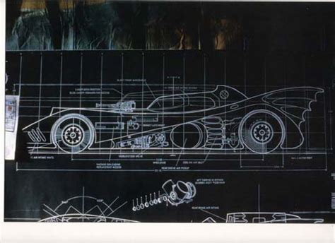 1989 Batmobile Blueprints