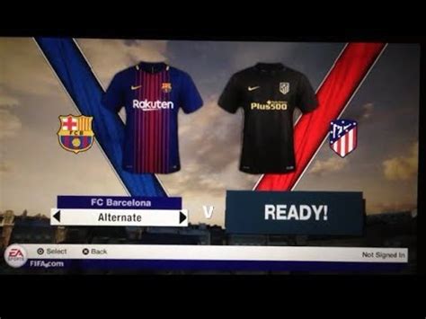 Fifa 18 PS Vita Gameplay Barcelona Vs Atletico Madrid YouTube