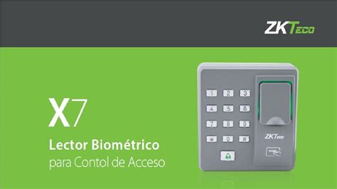 Zkteco Per X Control De Acceso Stand Alone Permite Tarjeta De